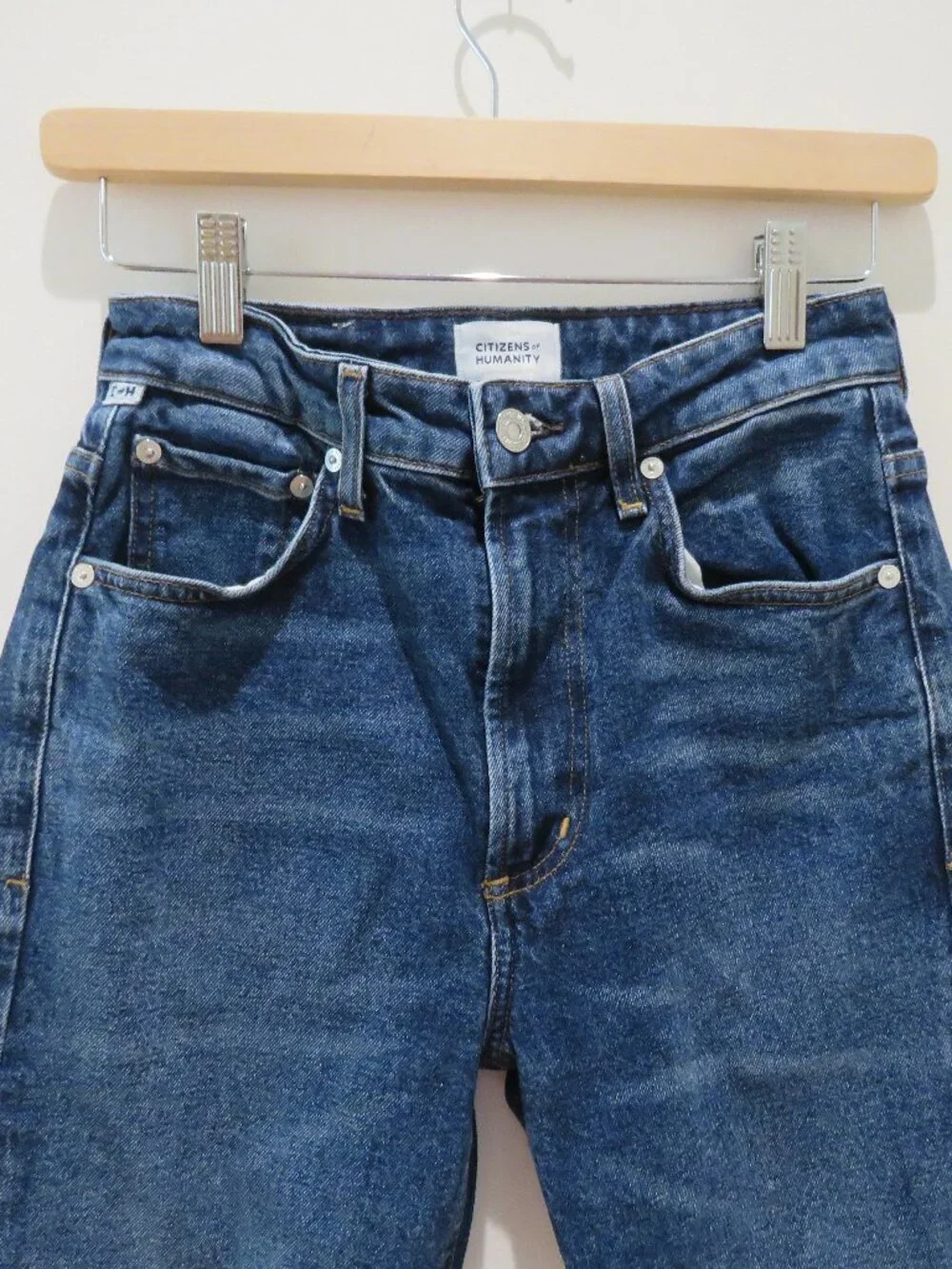 CITIZENS OF HUMANITY Zurie Straight Leg Jeans in Sutherland Wash 24 Minimalist - Picture 4 of 13